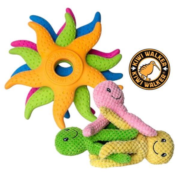 Kiwi Walker Legetøj Starfish & Octopus Maxi - Billede 3