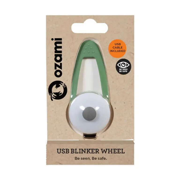 Ozami USB Blinker Wheel Hundelygte Grøn
