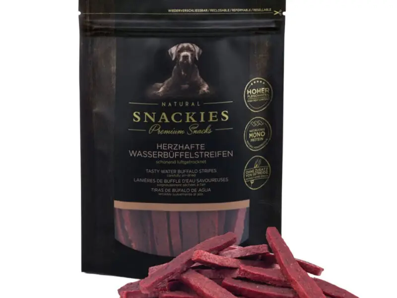 Snackies Lufttørret Vandbøffel Strips Hundegodbidder 170 g
