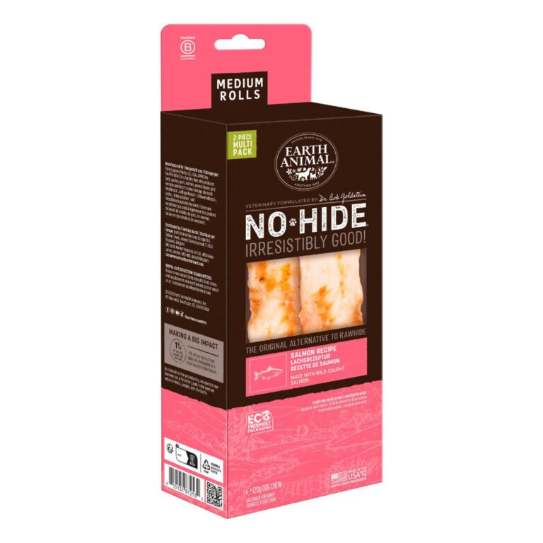 No-Hide Tyggeben Med Laks Medium 2 stk