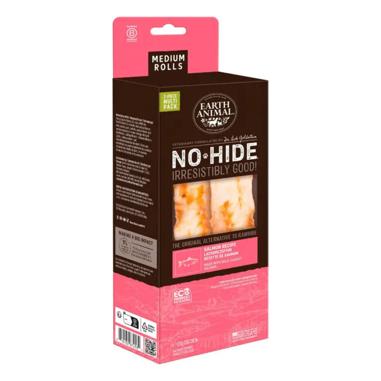 No-Hide Tyggeben Med Laks Medium 2 stk