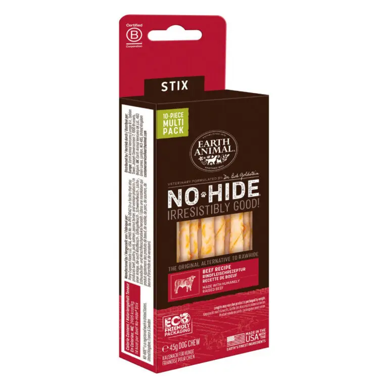 No-Hide Sticks Tyggepinde Med Oksekød 10 stk