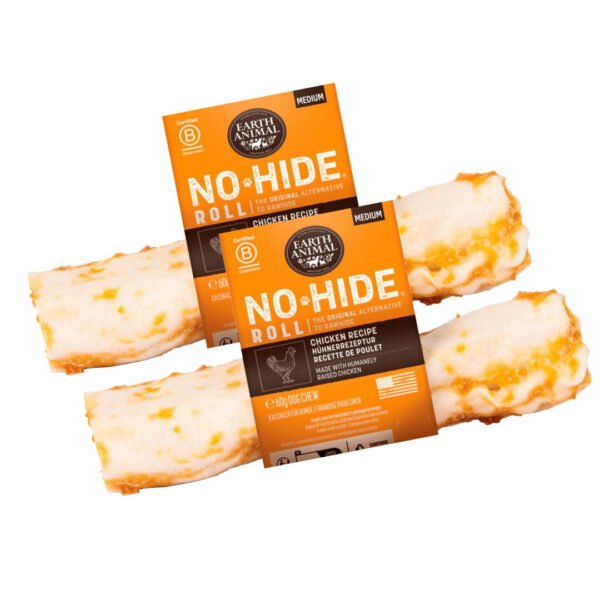 No-Hide Tyggeben Med Kylling Medium 2 stk - Billede 2