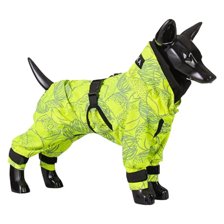 Paikka Regnjakke Med Ben Neongul Med Refleks