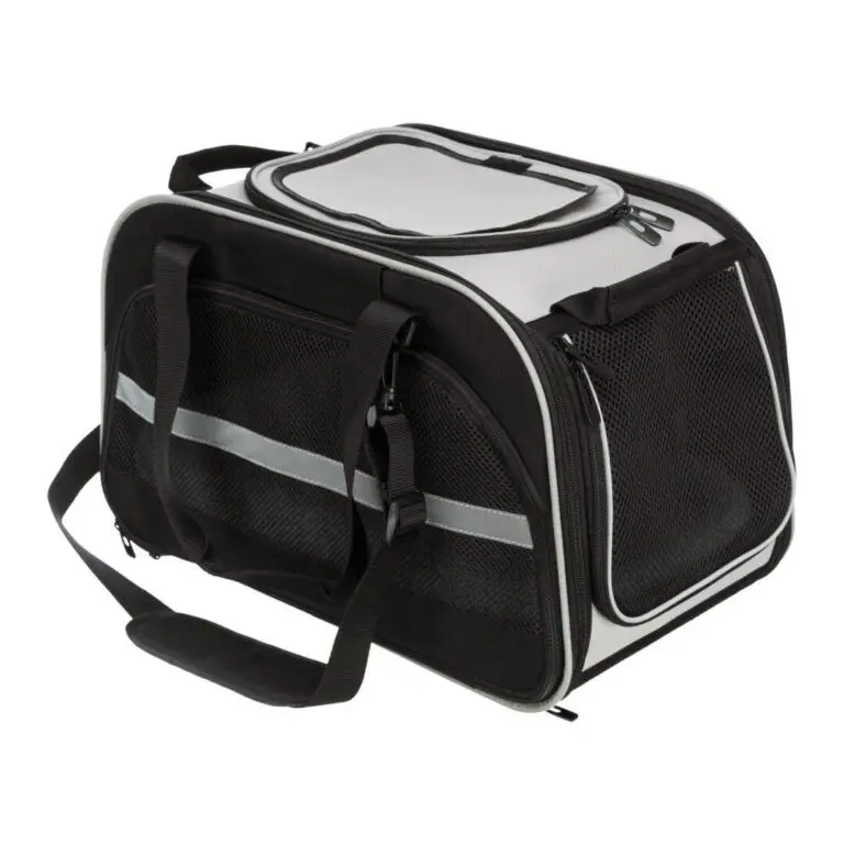 Trixie Transporttaske Sort & Lysegrå 49 x 31 cm