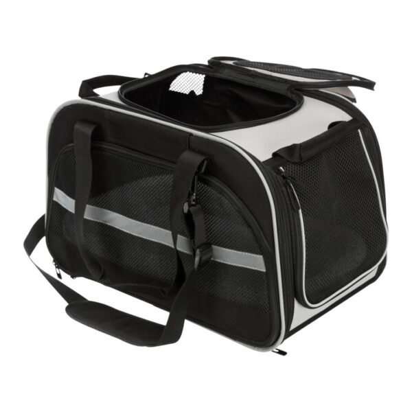 Trixie Transporttaske Sort & Lysegrå 49 x 31 cm - Billede 3