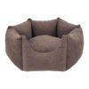 Nordic Paws Comfyhex Brun Fløjlsstof Hundeseng