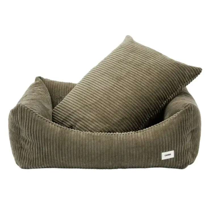 Cafide Snozy Hundeseng Grøn Fløjl