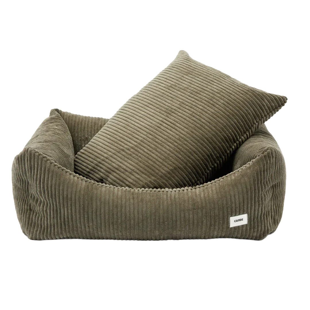 Cafide Snozy Hundeseng Grøn Fløjl