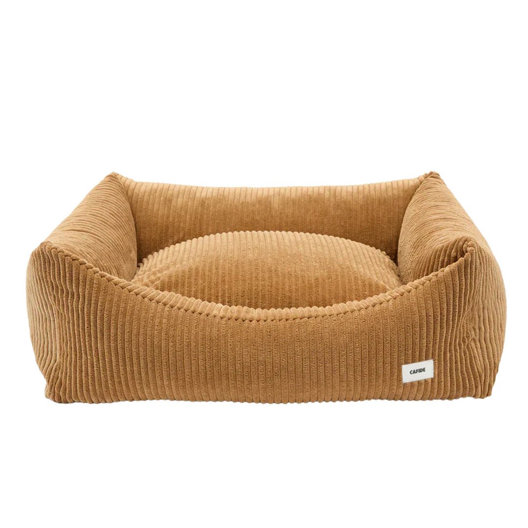 Cafide Snozy Hundeseng Mustard Fløjl - Billede 8