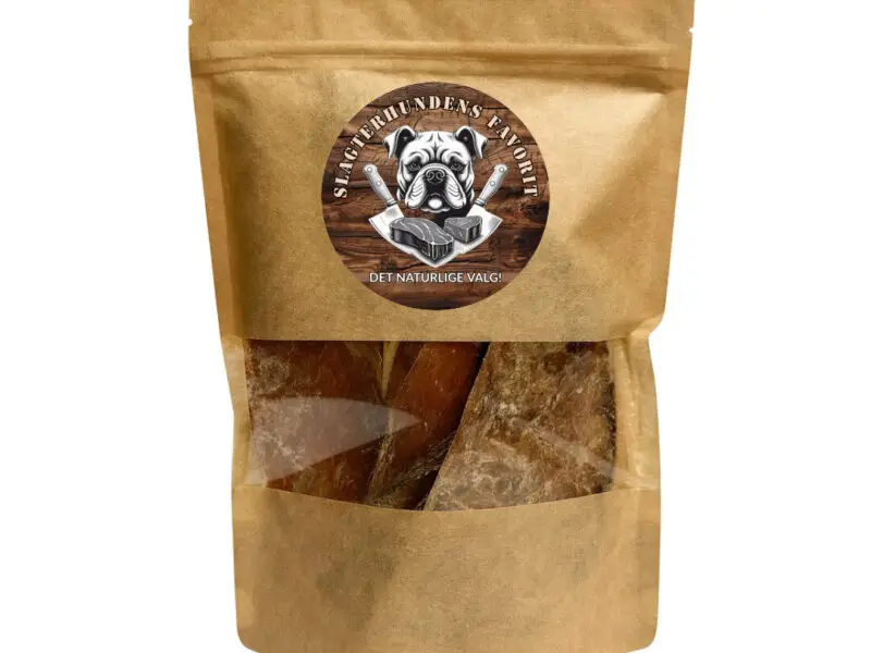 Slagterhundens Gourmet-Snack Okseknasere Naturlig Hundesnack 200 g