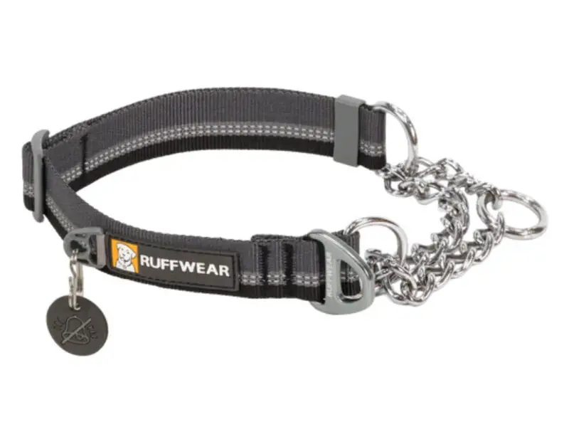 Ruffwear Halvkvæl Halsbånd Chain Reaction Martingale Grå