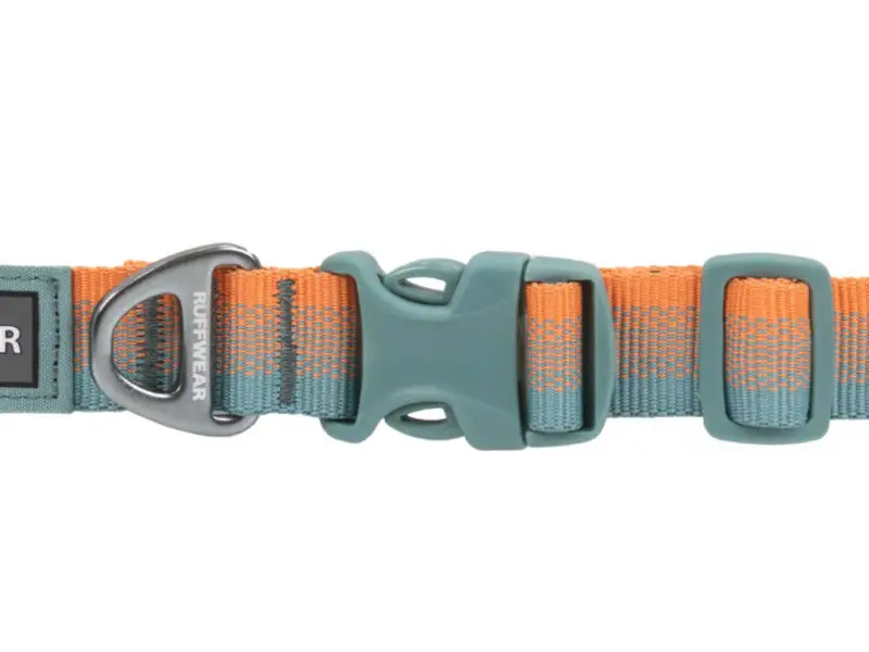Ruffwear Halsbånd Front Range Turkis/Orange Spring Fade