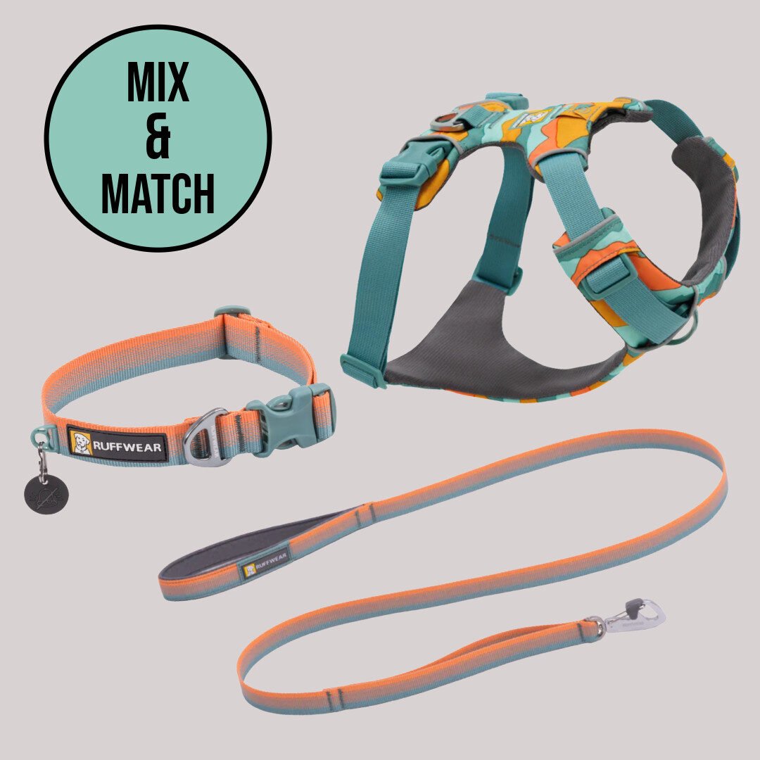 Ruffwear Front Range Førerline Spring Fade Turkis/Orange - Billede 3