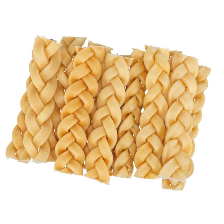 Trixie Tyggeben Flettet Bøffelhud 12 cm