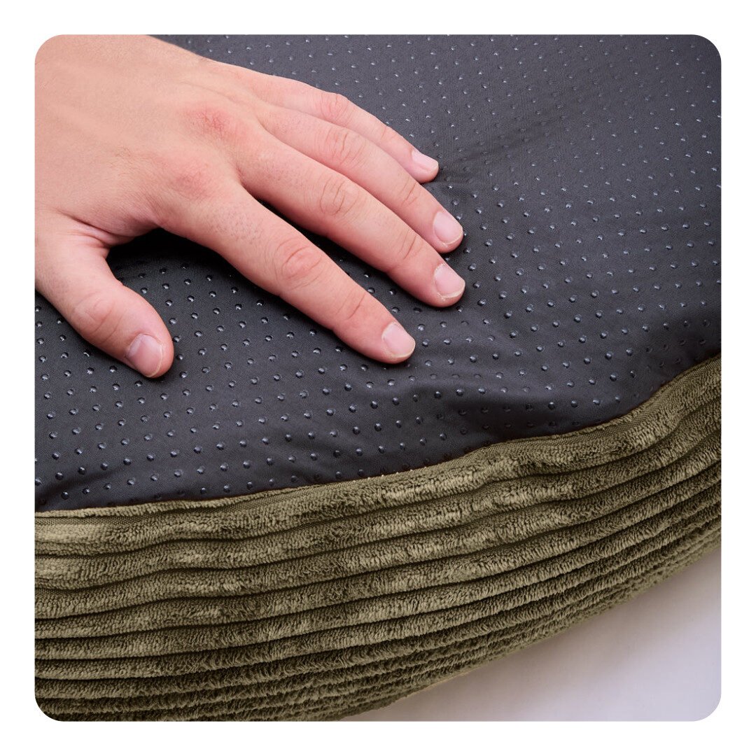 Cafide Nuba Donut Hundeseng Grøn Fløjl - Billede 4