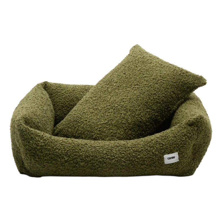 Cafide Snozy Hundeseng Grøn Fleece/Plys
