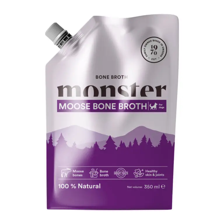 Monster Broth Tørfoder Topping Med Elg 350 ml