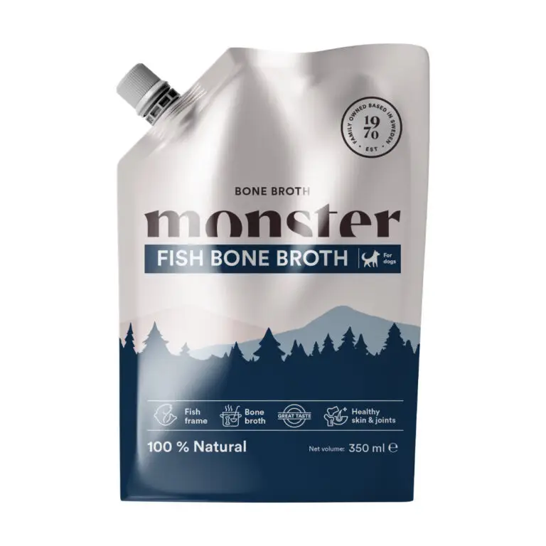 Monster Broth Tørfoder Topping Med Fisk 350 ml