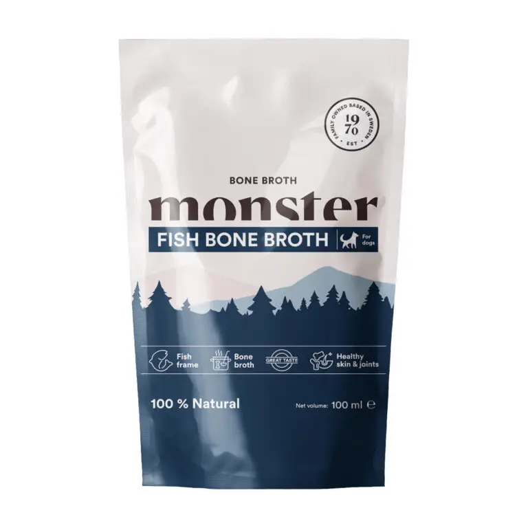 Monster Broth Tørfoder Topping Med Fisk 100 ml
