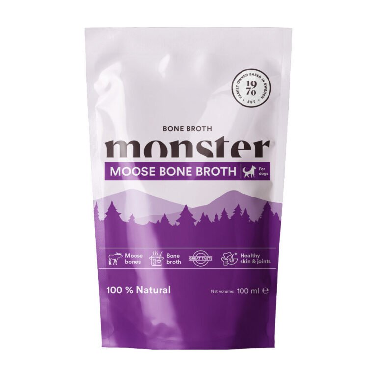 Monster Broth Tørfoder Topping Med Elg 100 ml