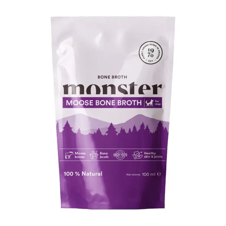 Monster Broth Tørfoder Topping Med Elg 100 ml