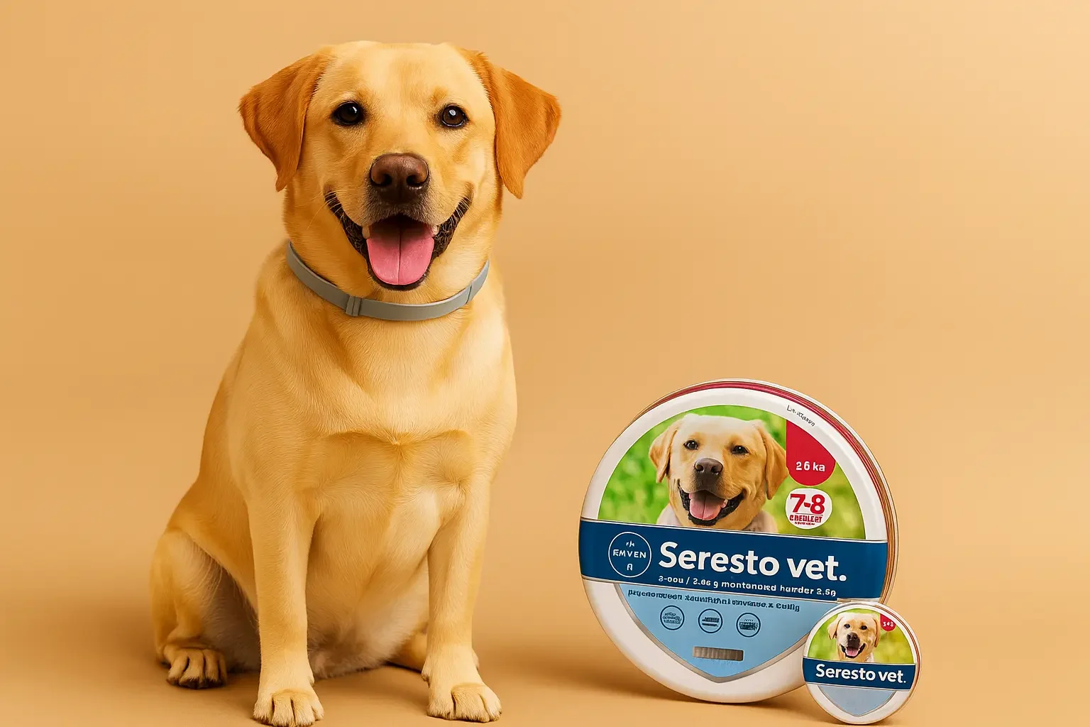 Halsbånd imod lopper, flåter og tæger