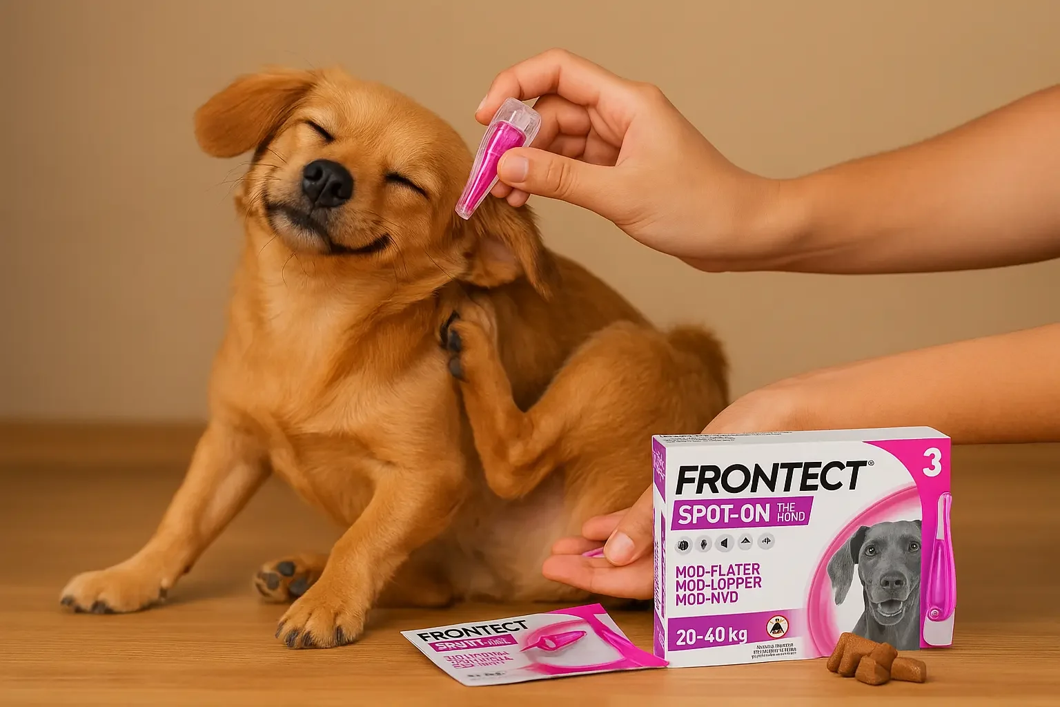 Flåter, lopper og tæger middel