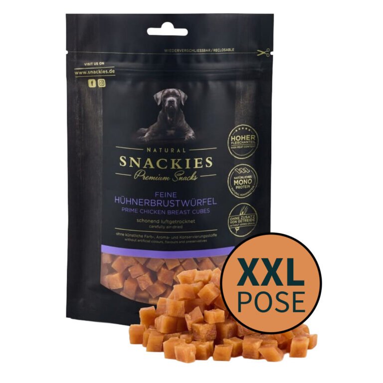 Snackies XXL Pose Kyllingetern Hundegodbidder 400 g