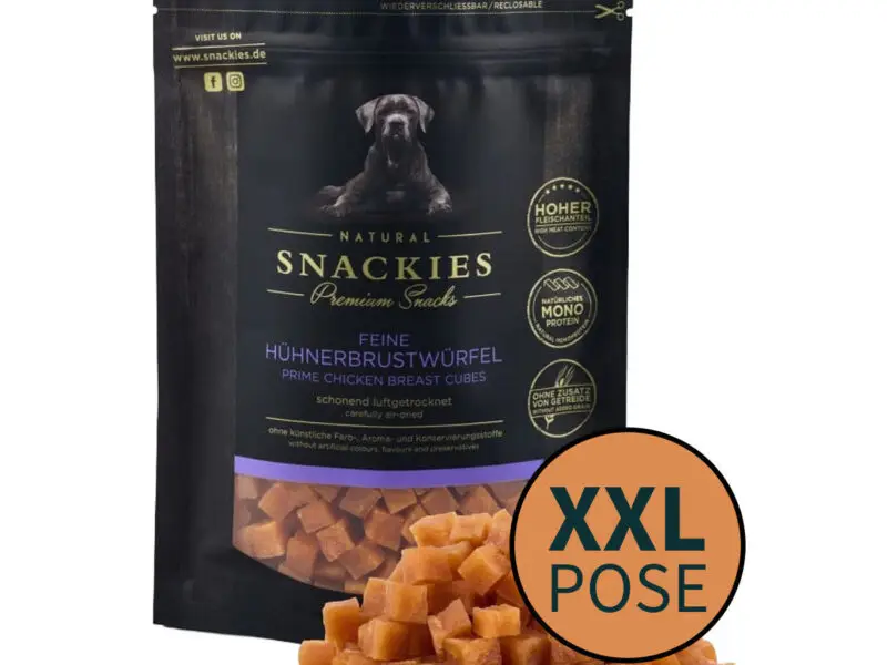 Snackies XXL Pose Kyllingetern Hundegodbidder 400 g
