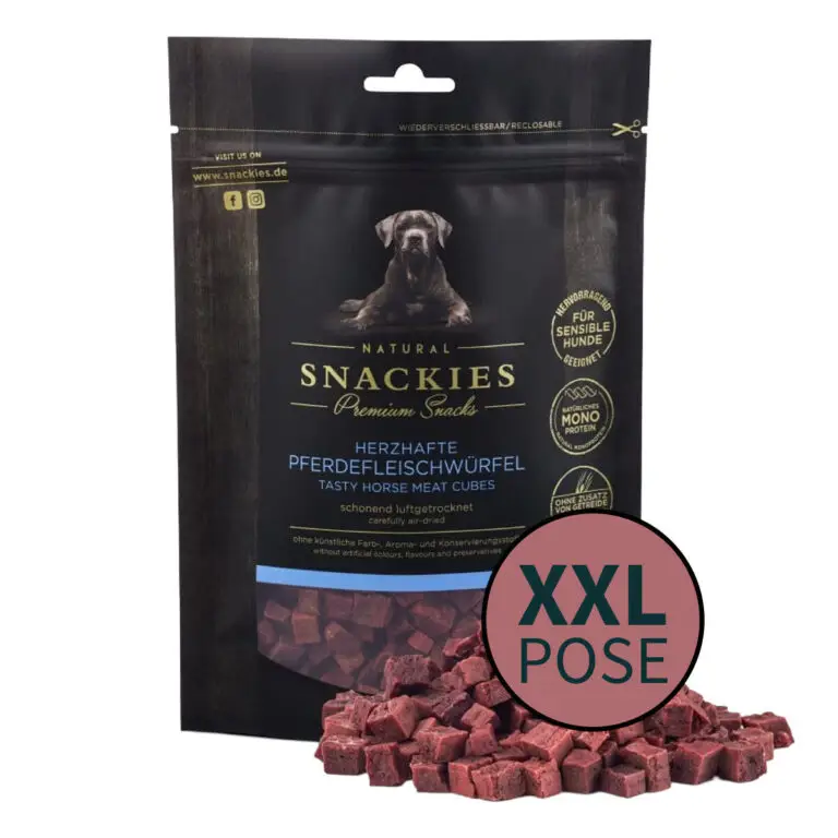 Snackies XXL Pose Hestetern Hundegodbidder 400 g