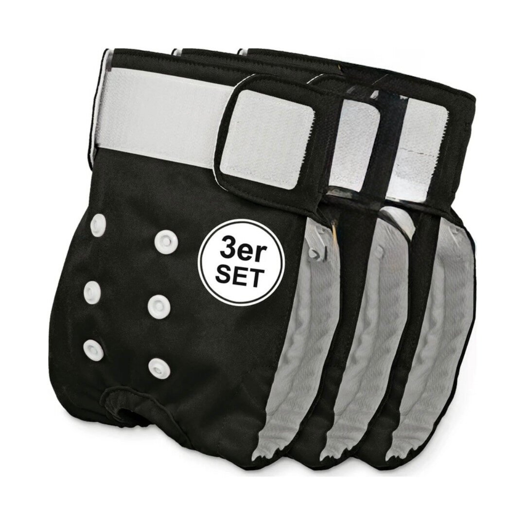 Løbetidsbukser Absorberende Vaskbart Stof 3 pak