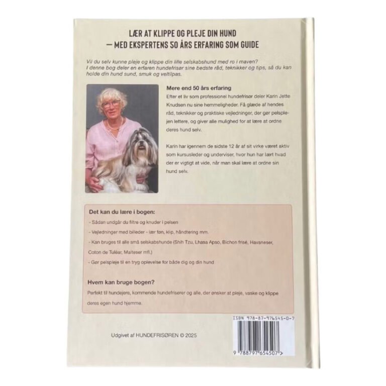 Bogen "Pelspleje & Klip Af Små Selskabshunde"