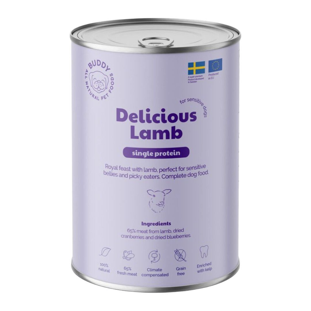 Buddy Vådfoder Delicious Lamb 400 g