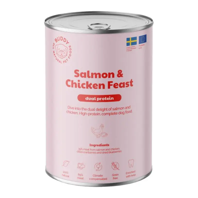 Buddy Vådfoder Salmon & Chicken Feast 400 g