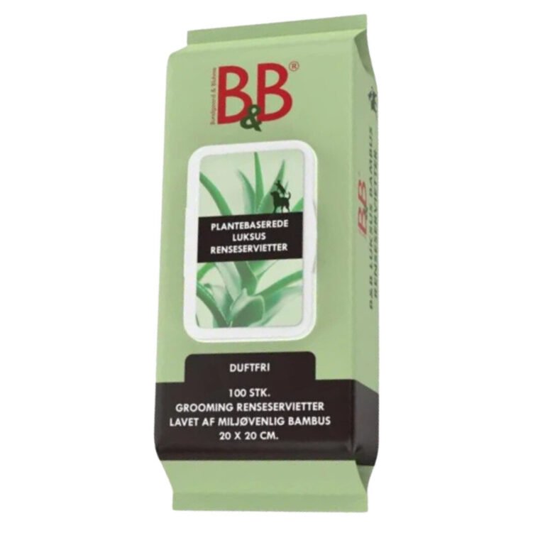 B&B Renseservietter Med Aloe Vera Duftneutral 100 stk/pk