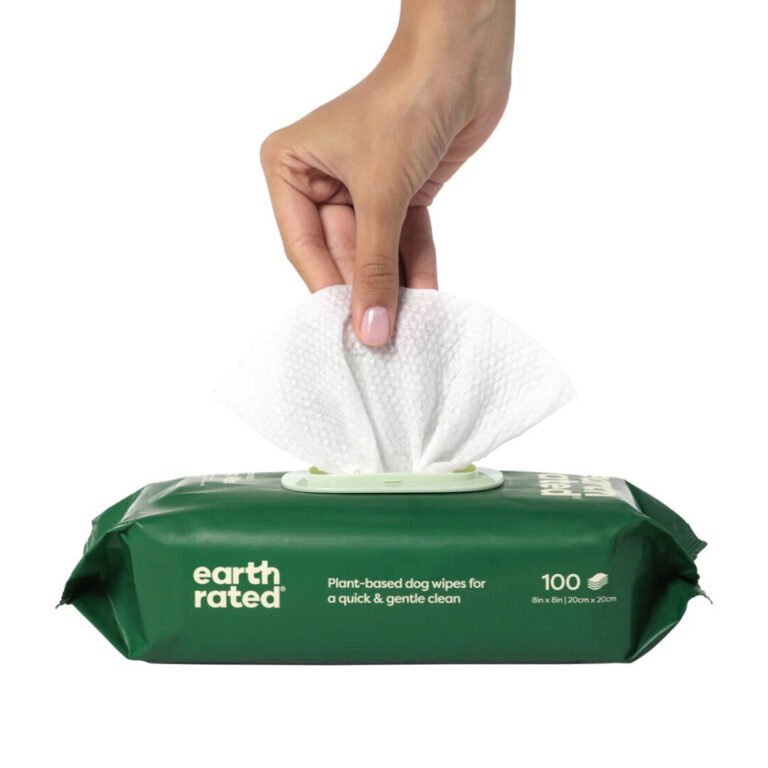 Earth Rated Dog Wipes Neutral Renseservietter 100 stk/pk