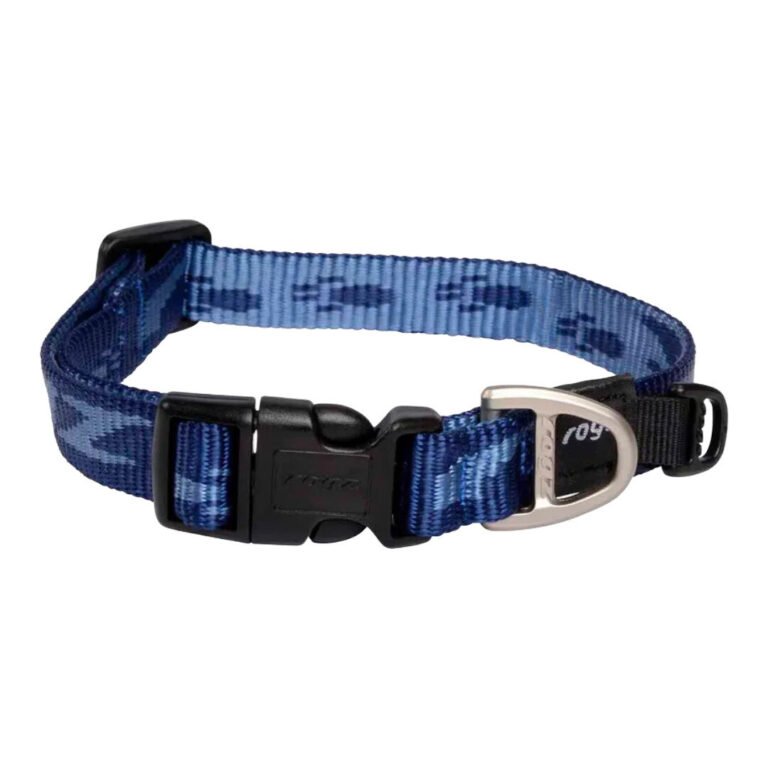 Rogz Halsbånd Alpinist Nylonhalsbånd Blå