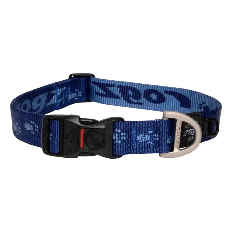 Rogz Halsbånd Alpinist Nylonhalsbånd Blå