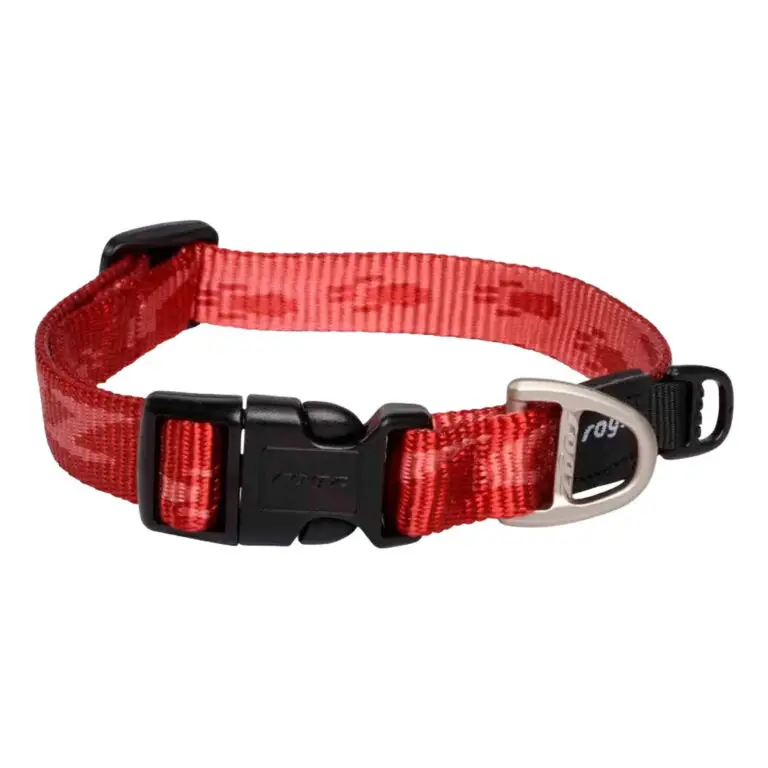 Rogz Halsbånd Alpinist Nylonhalsbånd Rød
