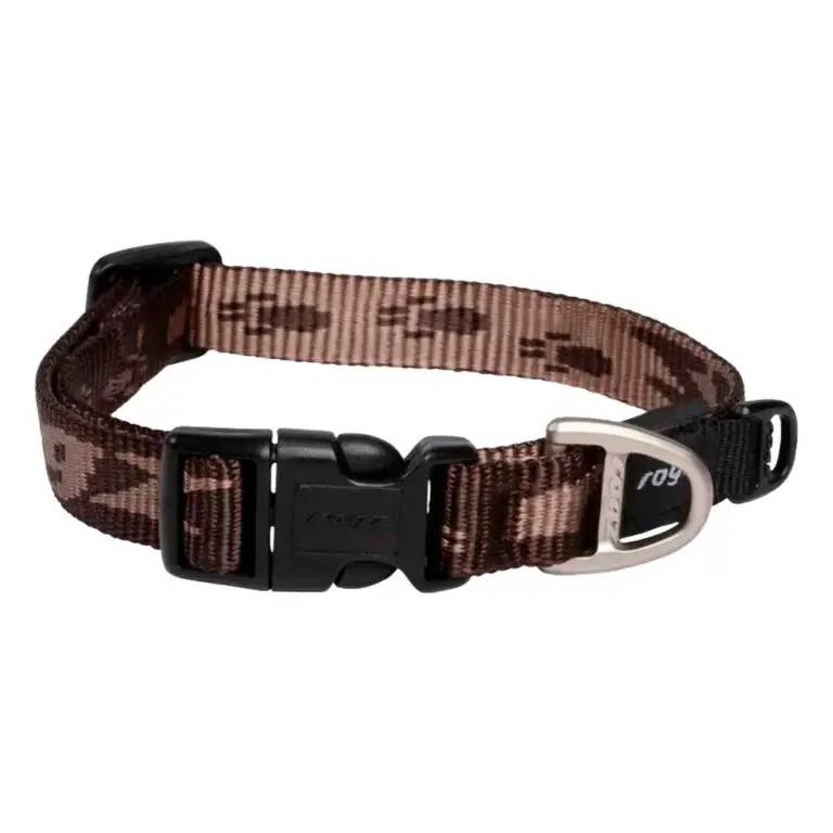 Rogz Halsbånd Alpinist Nylonhalsbånd Brun
