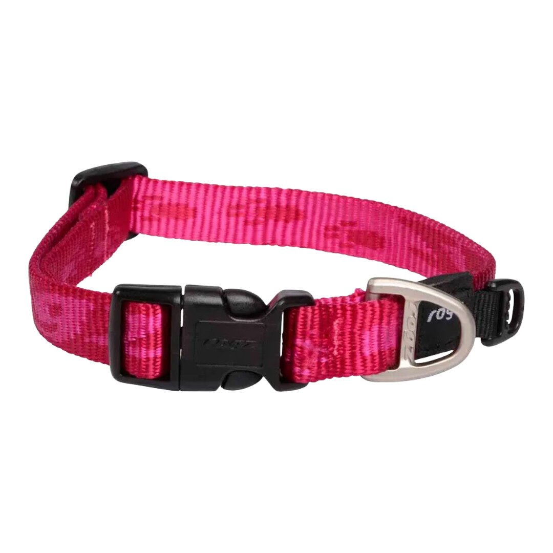 Rogz Halsbånd Alpinist Nylonhalsbånd Pink - Billede 2