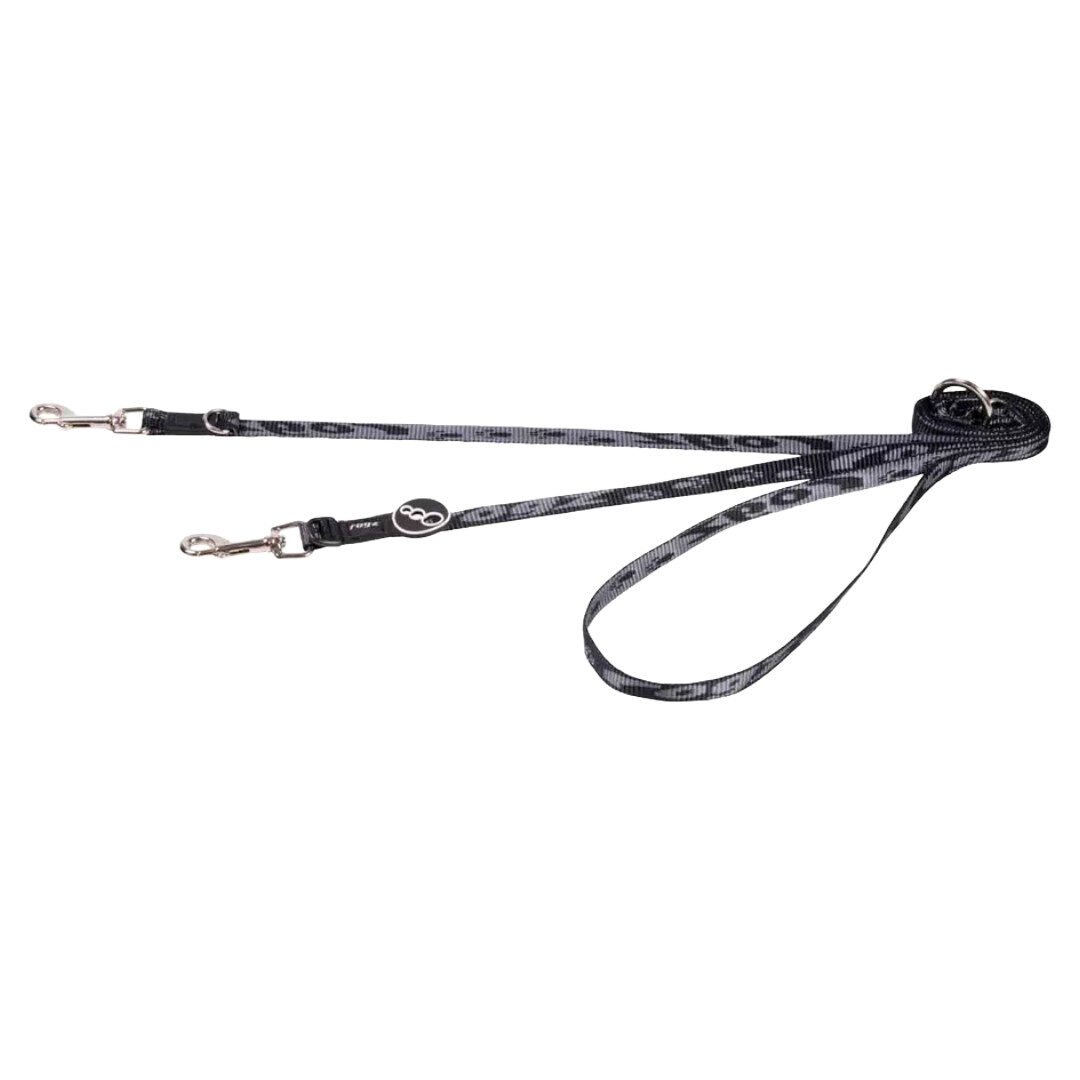 Rogz Hundesnor Alpinist Classic Multiline Sort Nylon - Billede 2