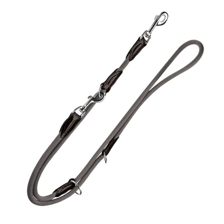 Hunter Hundesnor Freestyle Rund Dressurline Grå