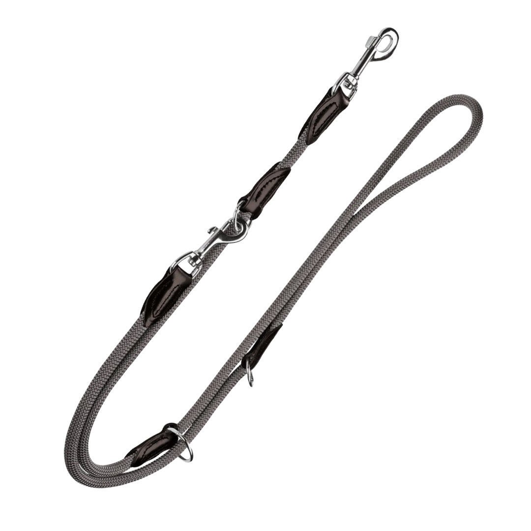 Hunter Hundesnor Freestyle Rund Dressurline Grå