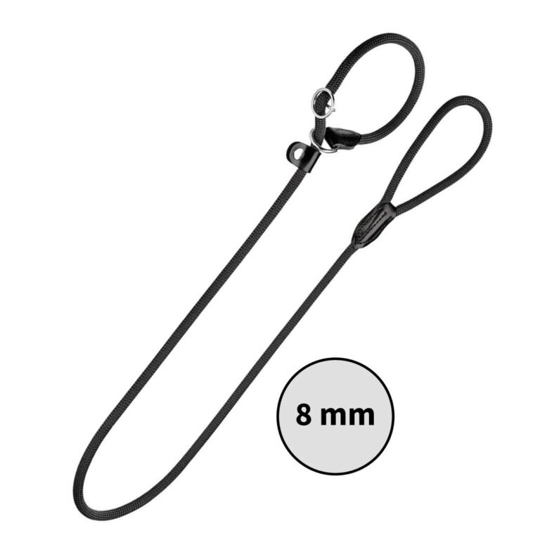 Hunter Retrieverline Sort 8 mm 170 cm