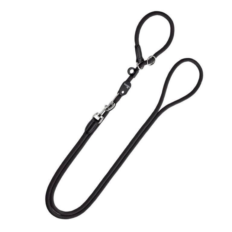 Hunter Retrieverline Justerbar Længde Sort 10 mm 260 cm