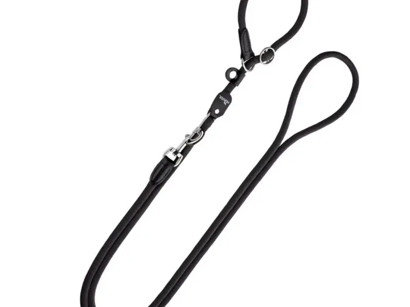 Hunter Retrieverline Justerbar Længde Sort 10 mm 260 cm