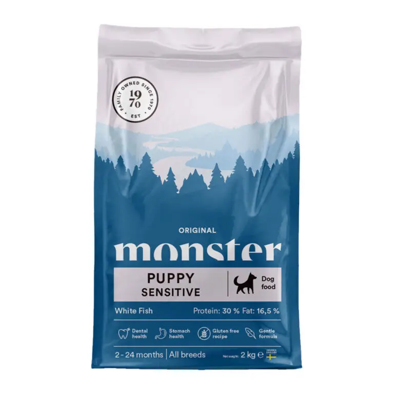 Monster Puppy Sensitive Hvid Fisk Hvalpefoder