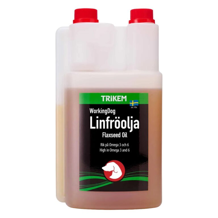 Trikem Hørfrøolie Vegetarisk Omega 3 & 6 Fodertilskud 1000 ml